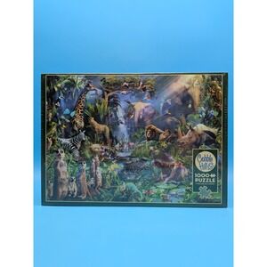 Cobble Hill Puzzle Into the Jungle by David Penfound 1000 Pieces 80210 NEW